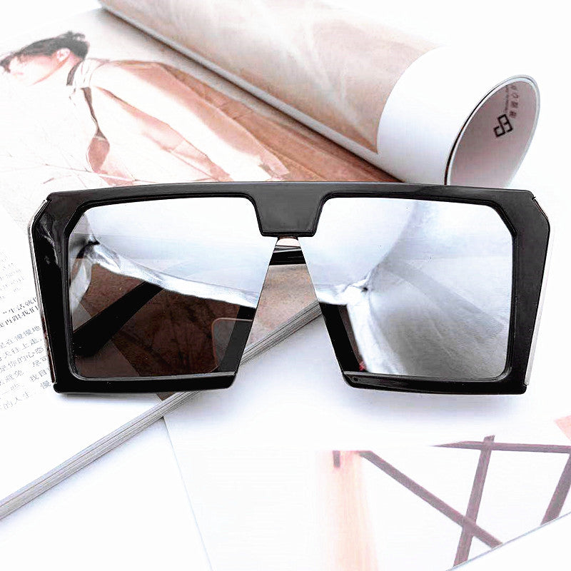 Ladies stylish geometric sunglasses in angular design Kalsten