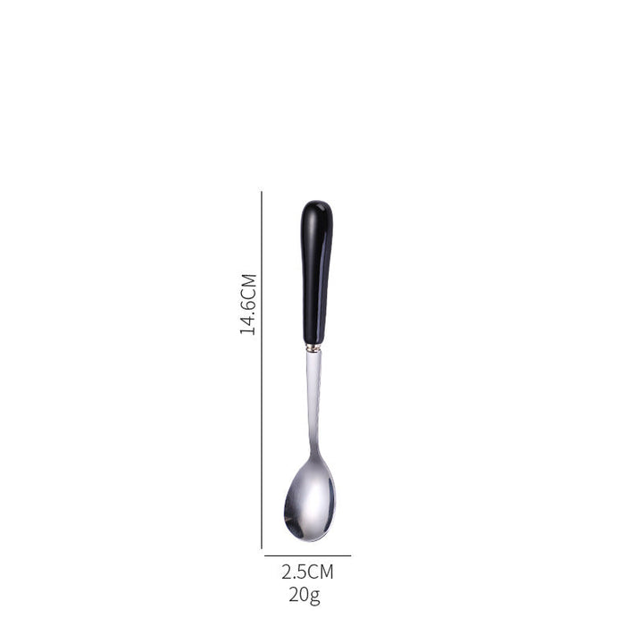 Ergonomic teaspoon with non-slip handle Kalsten