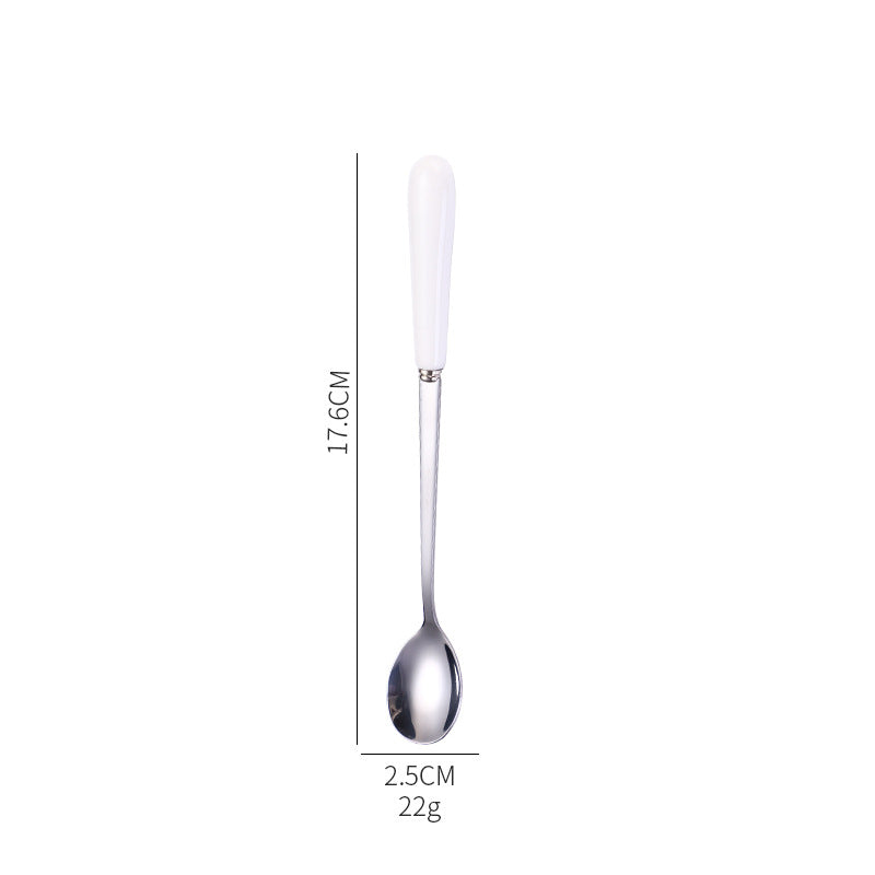 Ergonomic teaspoon with non-slip handle Kalsten