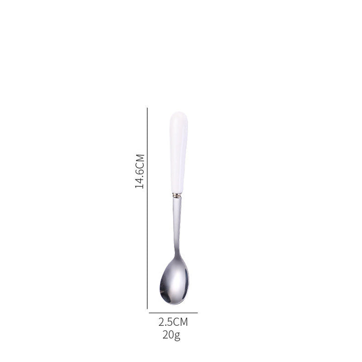 Ergonomic teaspoon with non-slip handle Kalsten