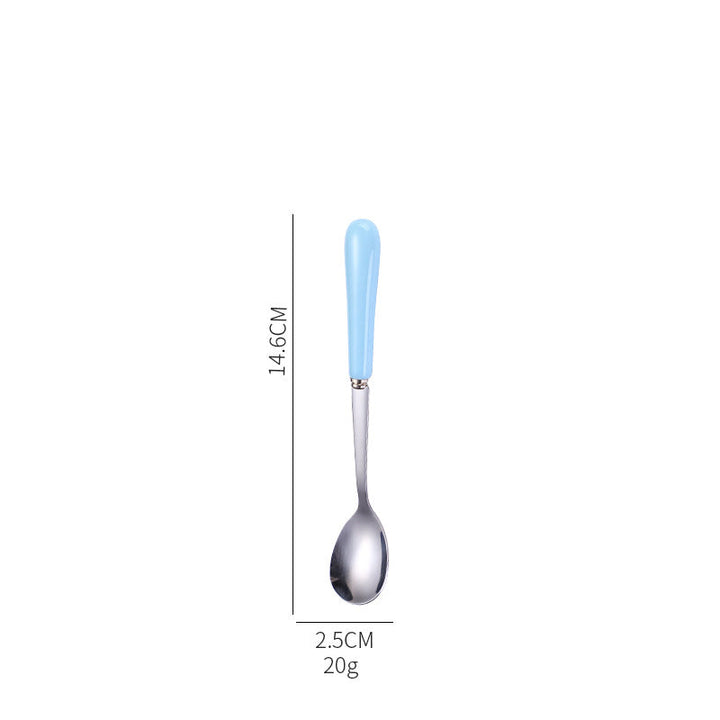 Ergonomic teaspoon with non-slip handle Kalsten