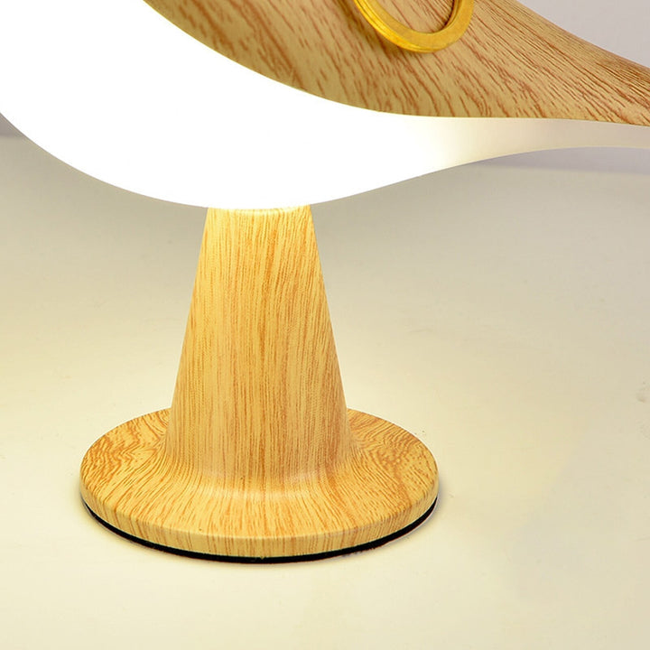 Modern Wood LED Table Lamp Bird Design | Kalsten