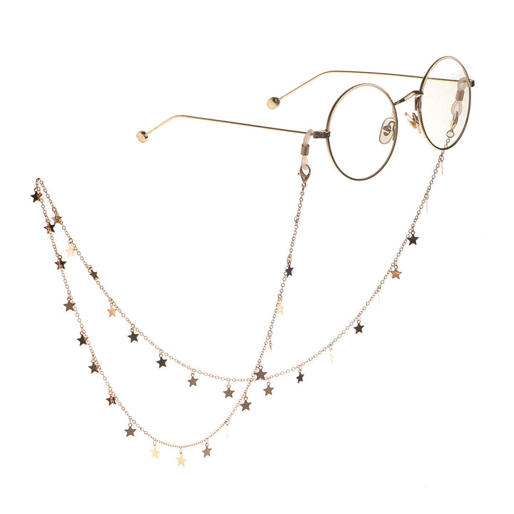 Star-Decorated Eyewear Chain Kalsten