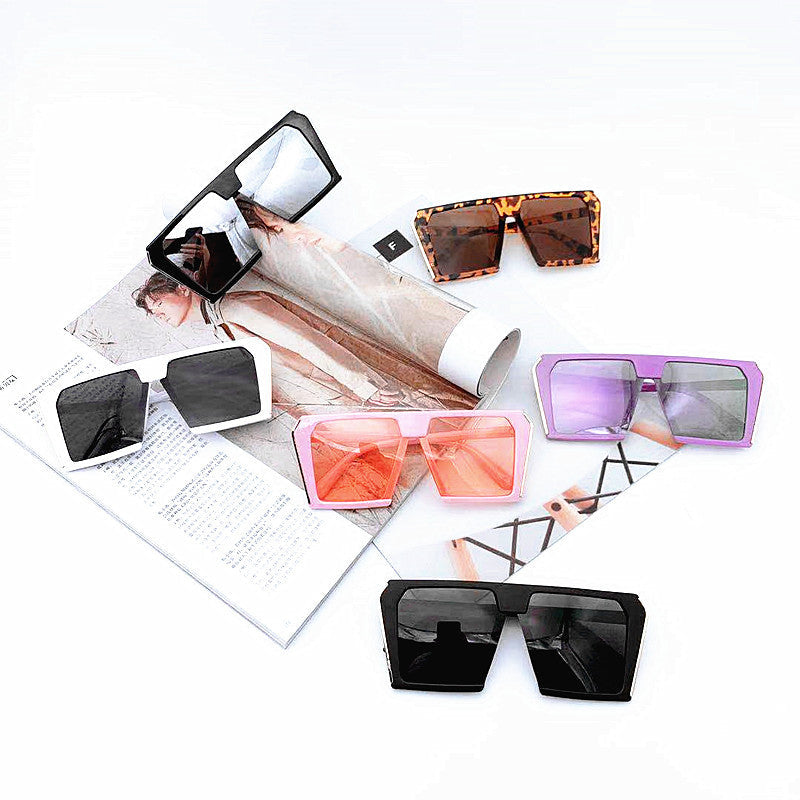 Ladies stylish geometric sunglasses in angular design Kalsten