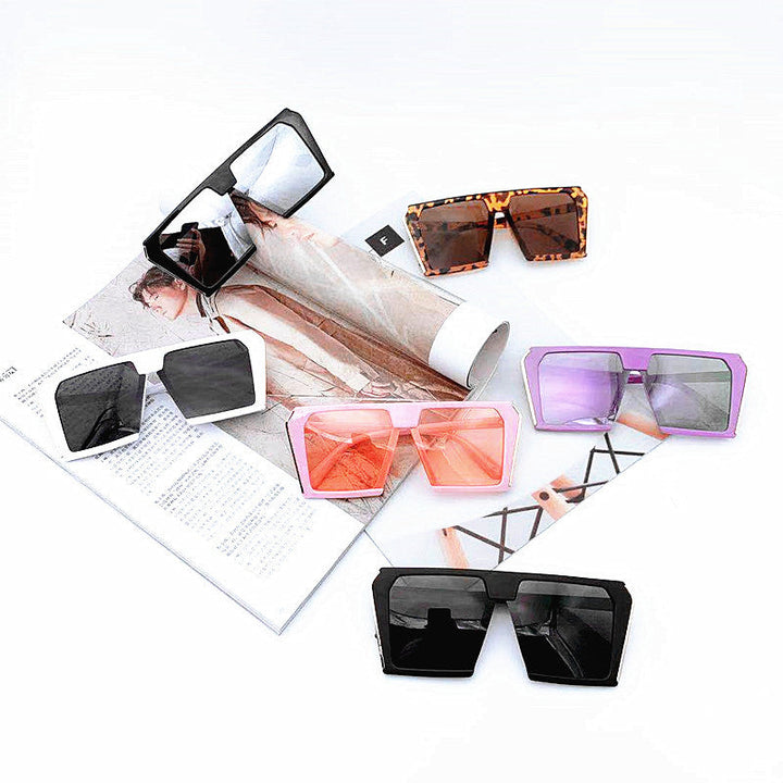 Ladies stylish geometric sunglasses in angular design Kalsten
