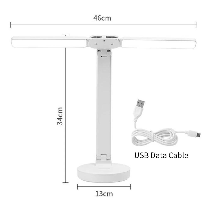 Adjustable Reading Lamp - Rechargeable Dimmable with Phone Table | Kalsten