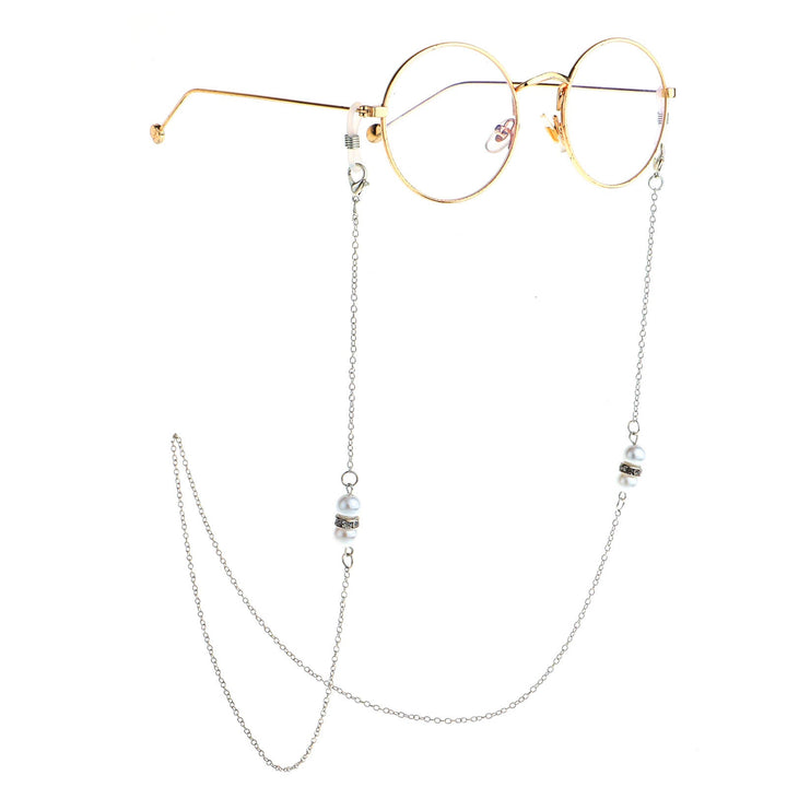 Elegant Pearl Accented Eyewear Chain Kalsten