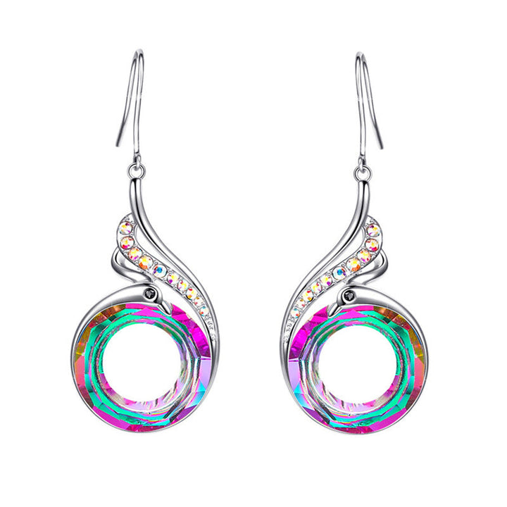 Luxurious Crystal-Embellished Pendant Necklace Kalsten