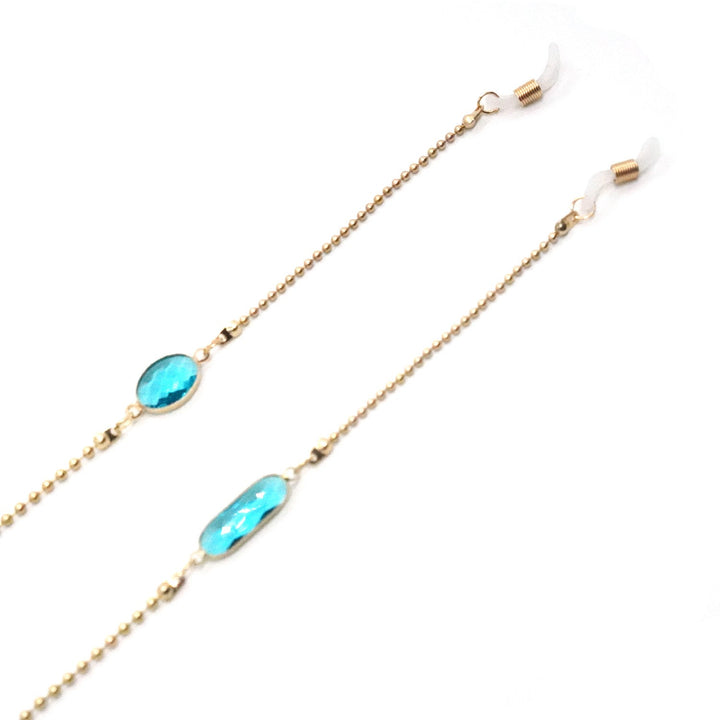 Elegant Gemstone Glasses Chain Kalsten