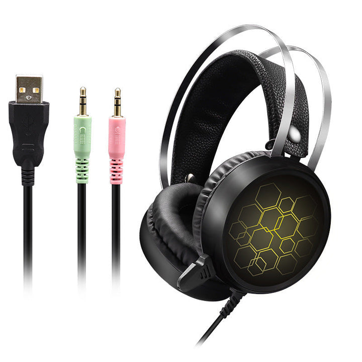 Gaming headset with noise cancelling and adjustable microphone Kalsten