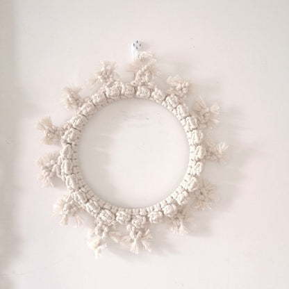 Decorative Macrame Wall Mirror Acalora