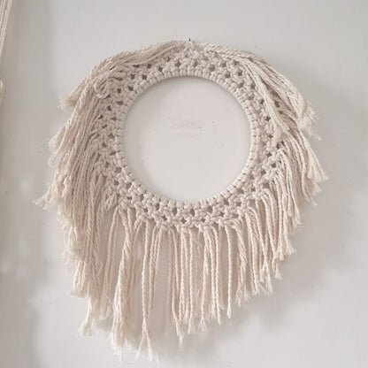 Decorative Macrame Wall Mirror Acalora