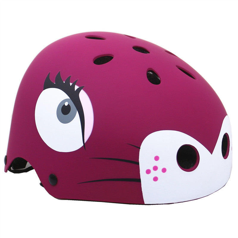 Children's Fun Cat-Themed Safety Helmet Kalsten