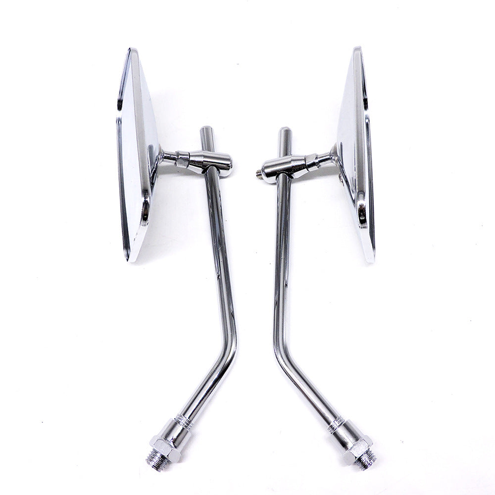 adjustable chrome motorcycle handlebar rearview mirrors with universal clamp mounts Kalsten
