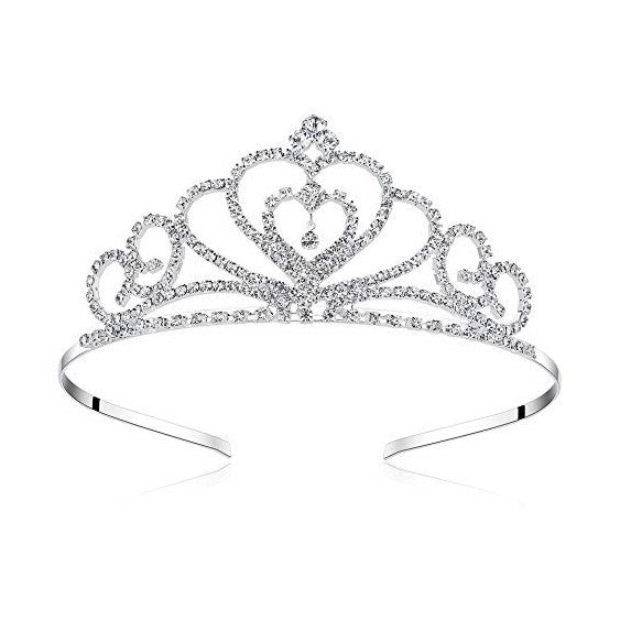Women Glamorous Crystal Tiara Kalsten