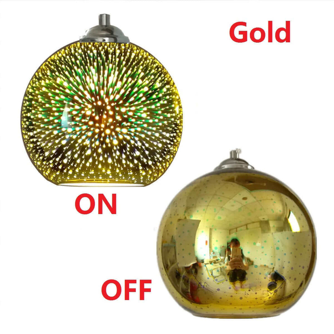 3D Ball Glass Chandelier Creative Colorful | Kalsten