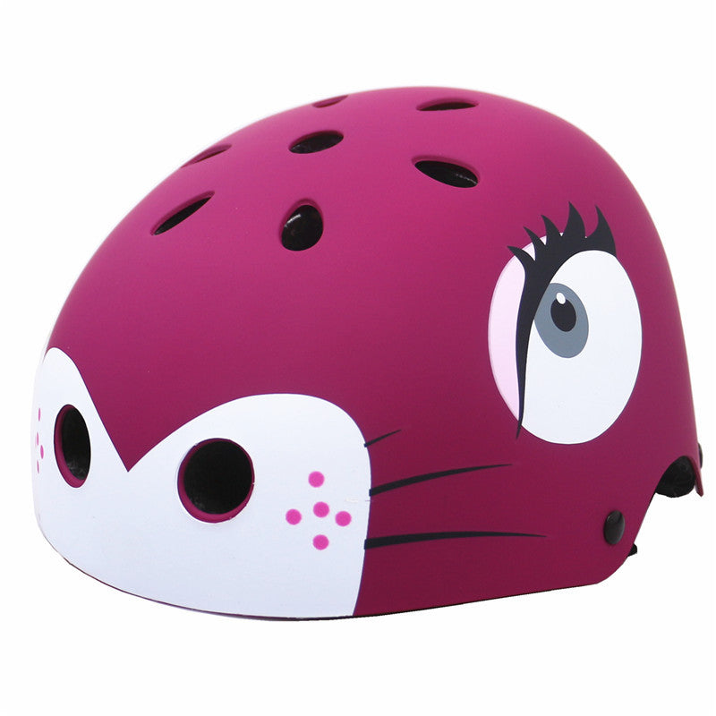 Children's Fun Cat-Themed Safety Helmet Kalsten