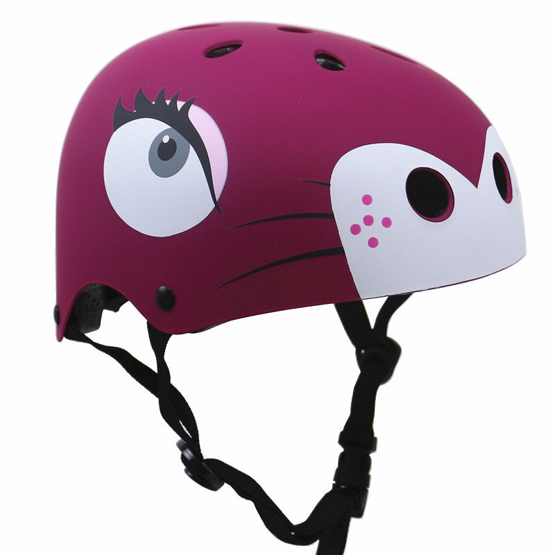 Children's Fun Cat-Themed Safety Helmet Kalsten