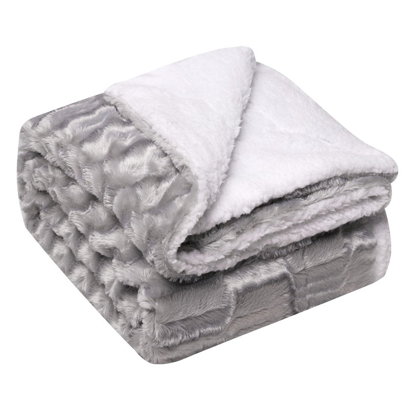 Women's luxurious cuddly blanket made of soft microfiber fabric Kalsten