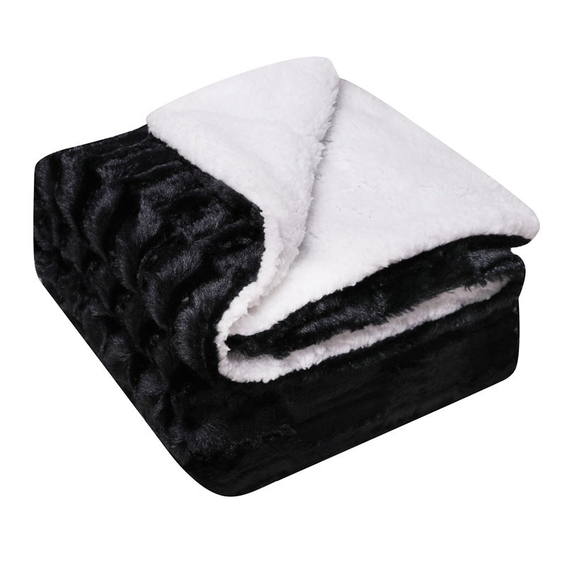 Women's luxurious cuddly blanket made of soft microfiber fabric Kalsten