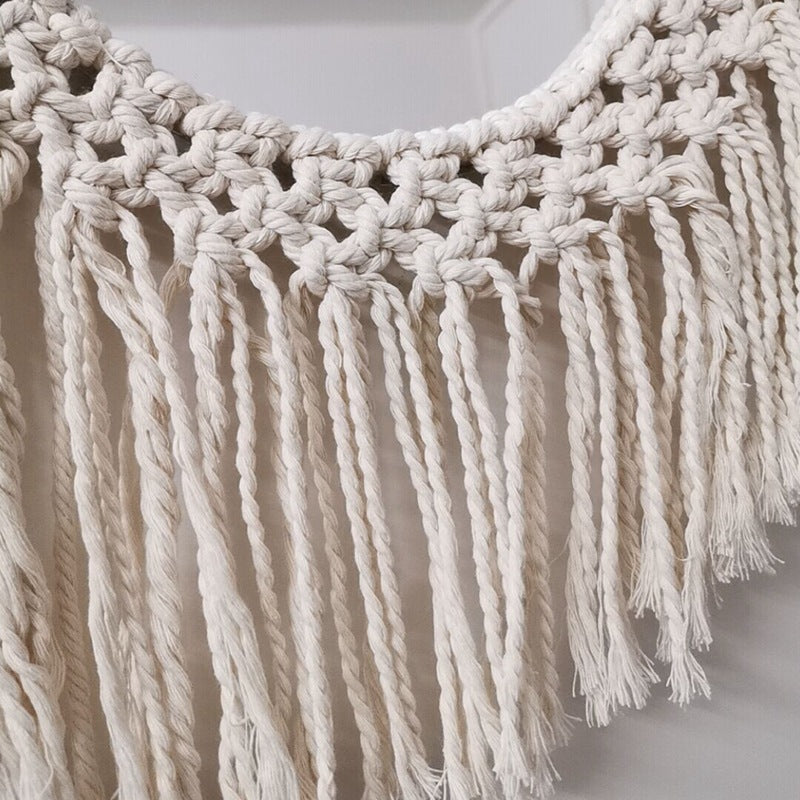 Decorative Macrame Wall Mirror Acalora