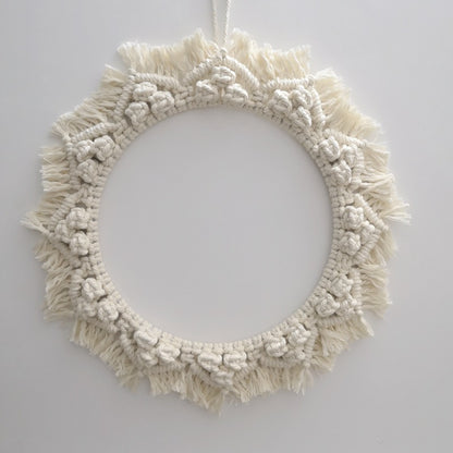 Decorative Macrame Wall Mirror Acalora