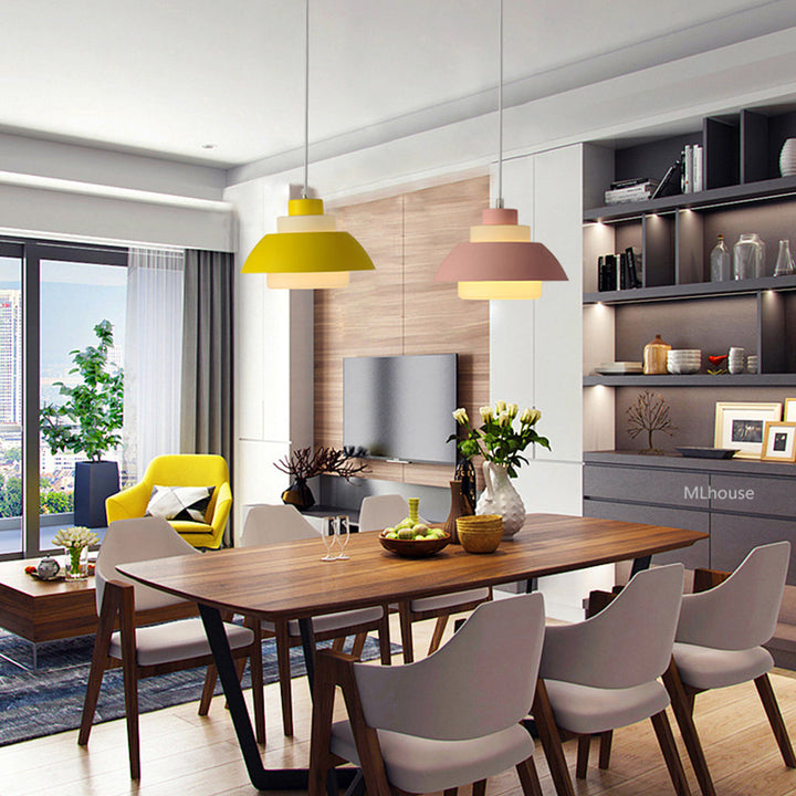 Minimalist Aluminum Pendant Light for Dining Room | Kalsten