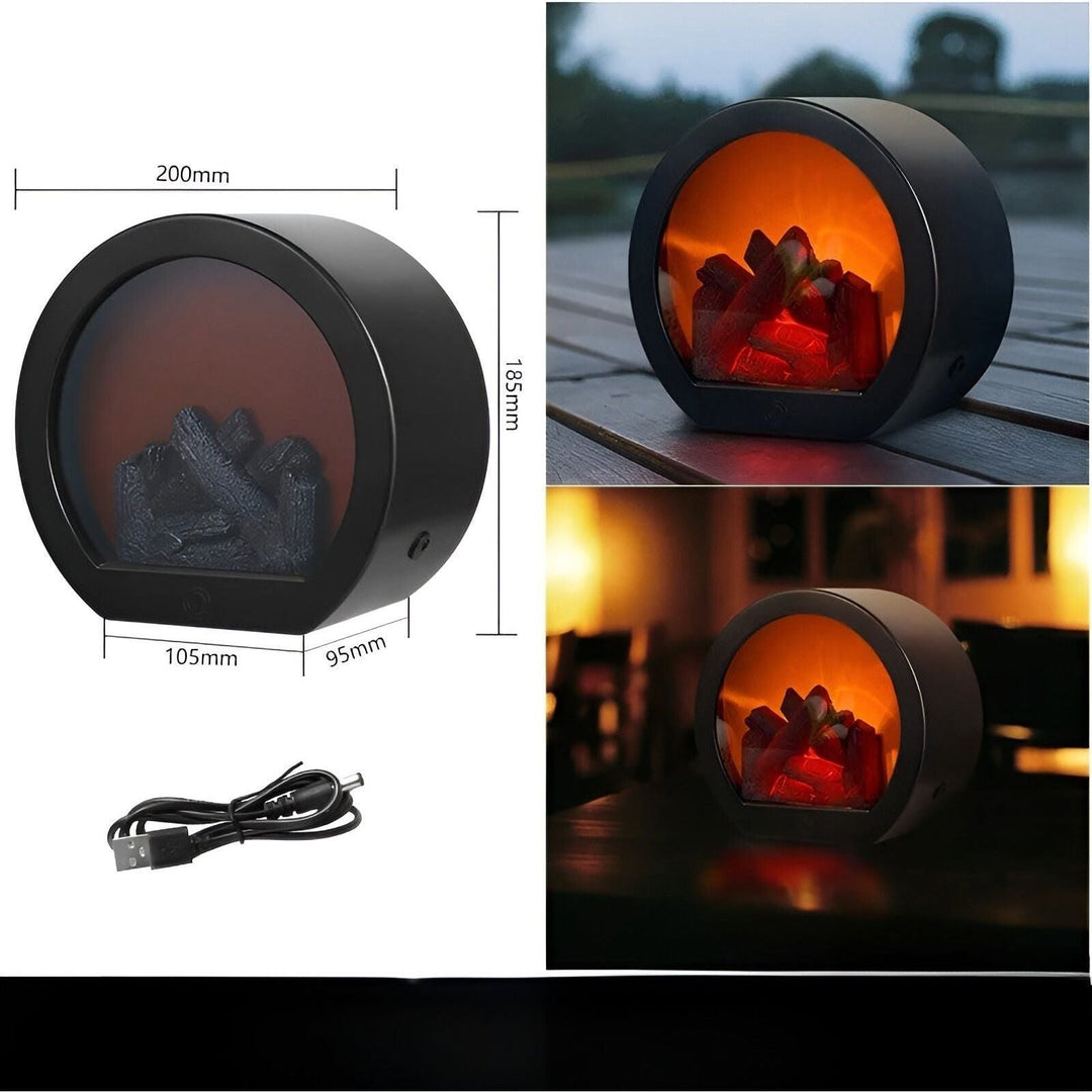 RadiantFlame LED Lantern – Realistic Flame Table Lamp for Cosy Ambient Lighting | Kalsten
