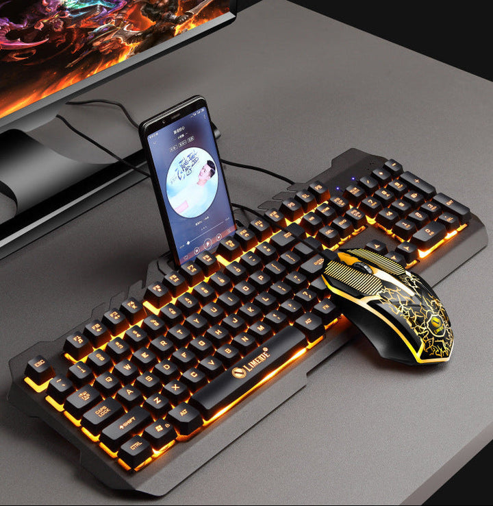 Mechanical Gaming Keyboard and High-Performance RGB Mouse Combo Kalsten
