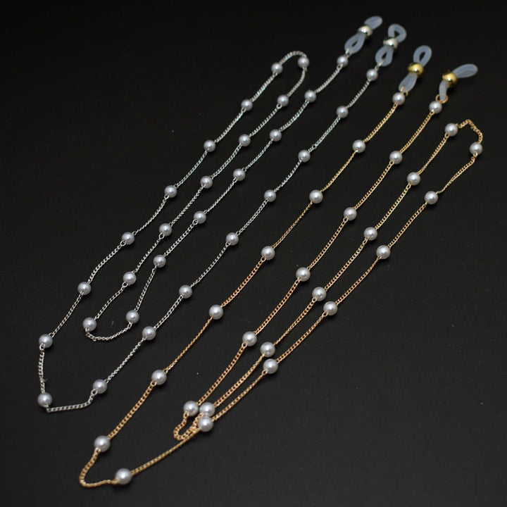 Elegant Multi-Strand Pearl Eyewear Chain Kalsten