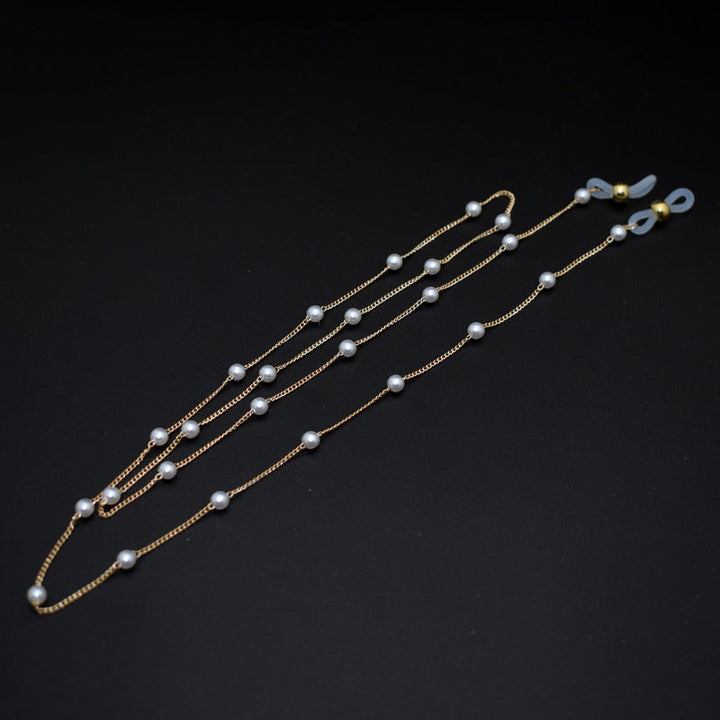 Elegant Multi-Strand Pearl Eyewear Chain Kalsten
