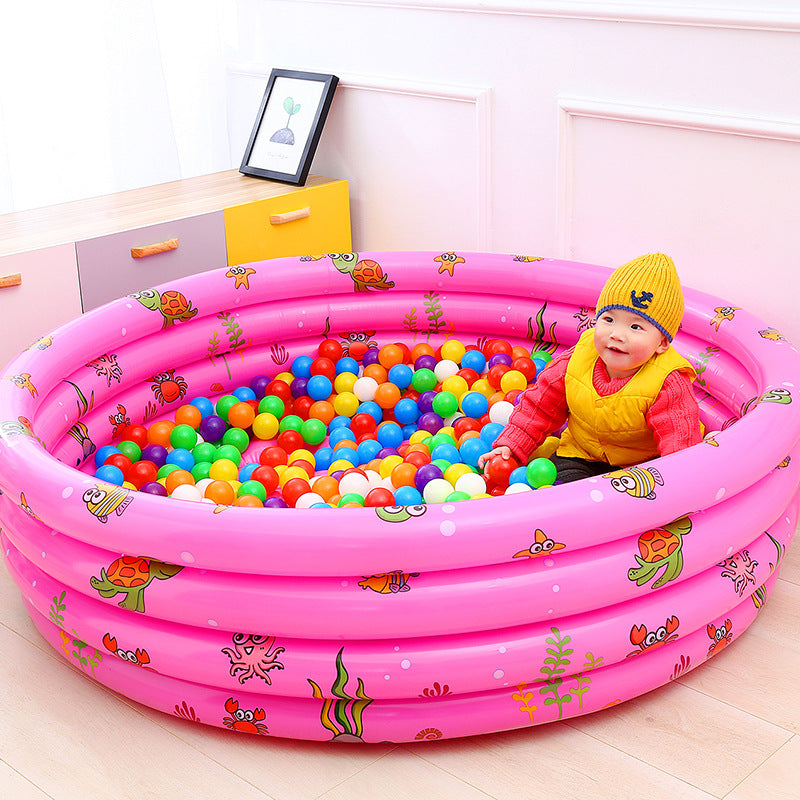 Women Inflatable Children's Swimming Pool with Fun Sea Motifs Kalsten