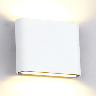 Black/White Rectangular Wall Washer Light Modern Stylish Warm/White Light LED Aluminum Wall Sconce for Hallway, 4.5"/7" W | Kalsten