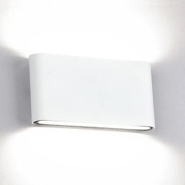 Black/White Rectangular Wall Washer Light Modern Stylish Warm/White Light LED Aluminum Wall Sconce for Hallway, 4.5"/7" W | Kalsten
