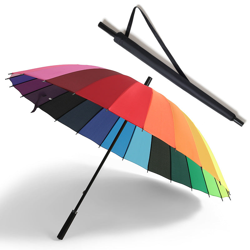 Women's automatic folding umbrella with ergonomic handle and windproof technology Kalsten