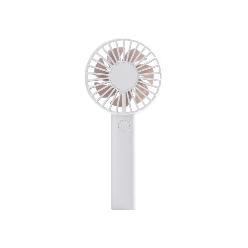 Unisex portable battery-operated mini hand fan with one-button operation and protected fan grill Kalsten