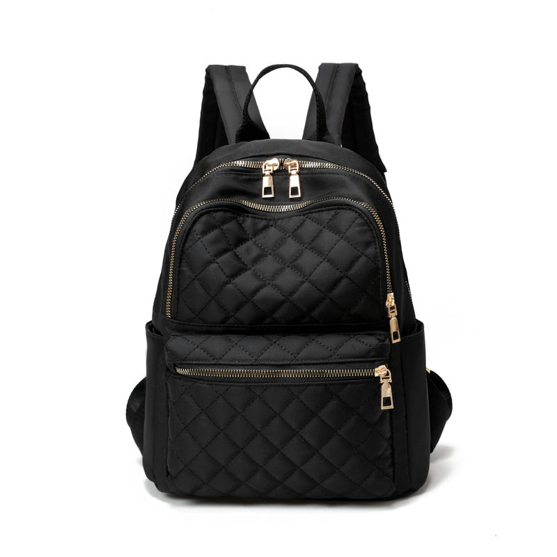 Quilted Zippered Backpack Kalsten