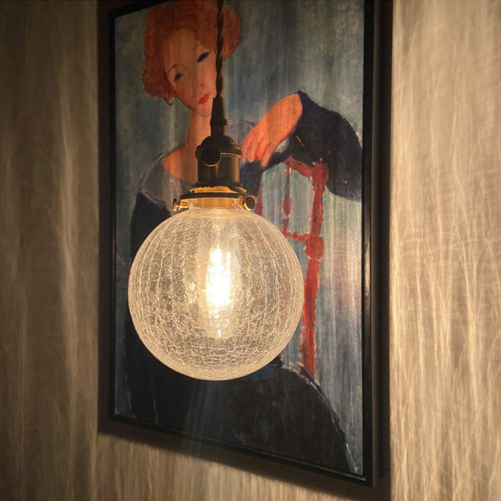 Glass Living Room Small Globe Pendant Light | Kalsten