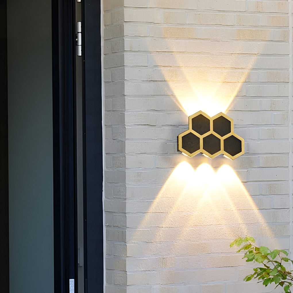 Beehive-shaped LED Up and Down Lights Waterproof Modern Wall Washer Light | Kalsten