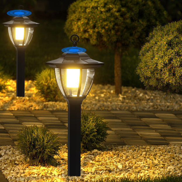 Traditional Farmhouse Waterproof Solar Lanterns Plastic Ground Plug LED Landscape Light For Garden | Kalsten