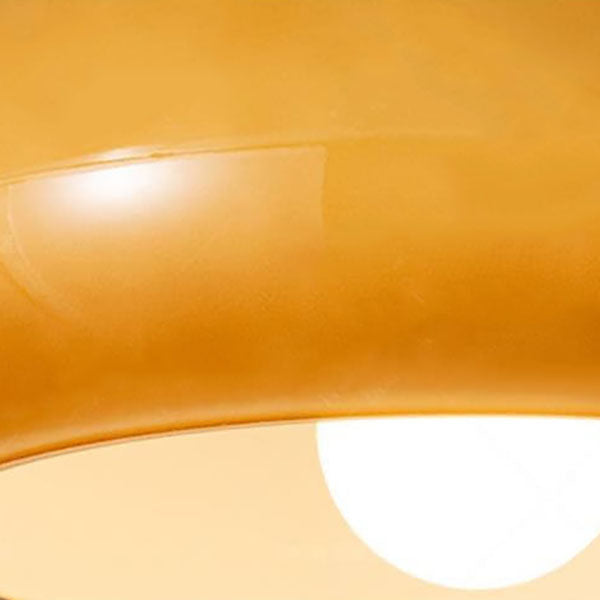 Pendant Light Glass Electroplated Copper 10.6 in Flush Mount Hallway Living Room Bedroom Modern Ceiling Lighting | Kalsten