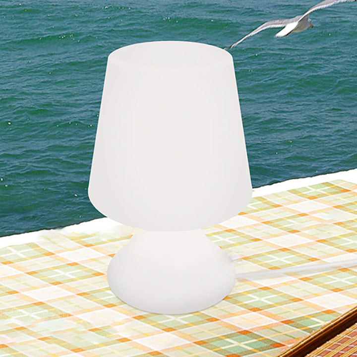 Modern Minimalist PE Cup Shape USB LED Table Lamp Night Light For Outdoor Patio | Kalsten
