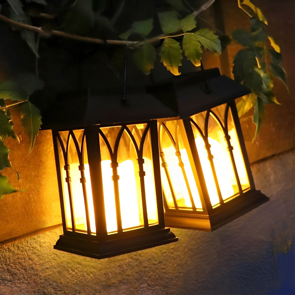 Portable Lantern Waterproof LED Intelligent Black Solar Outdoor Lights | Kalsten