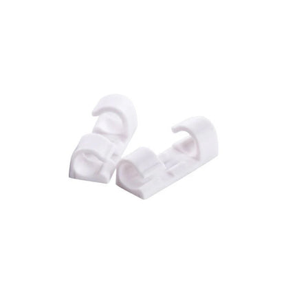 Self-adhesive plastic wire/cable clips | Karnz
