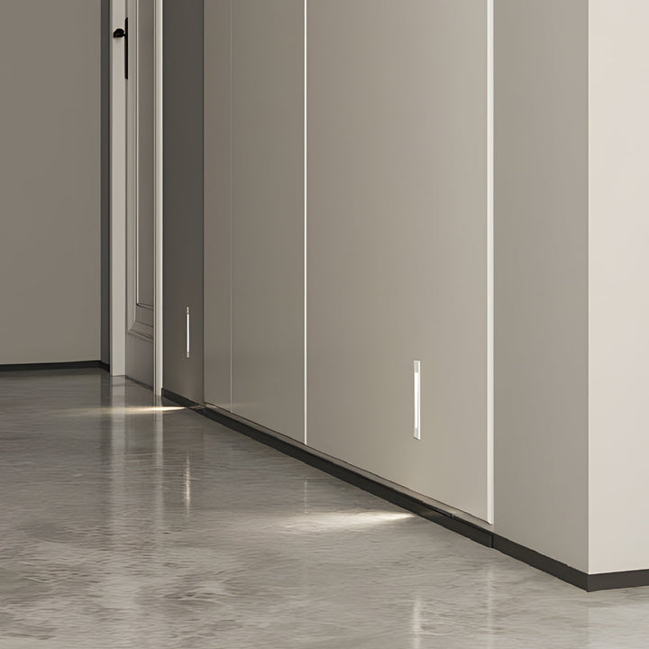 Vertical Motion Sensor LED Stair Light Wall Recessed Contemporary Lighting For Indoor and Outdoor Steps | Kalsten