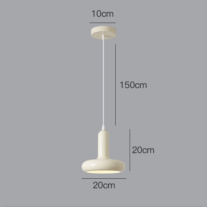 Bauhaus Puck Creamy Pendant Light | Kalsten