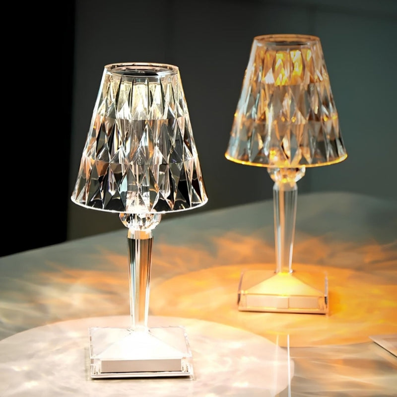 Crystal Table Lamp with Touch Control - LumeCrystal | Kalsten