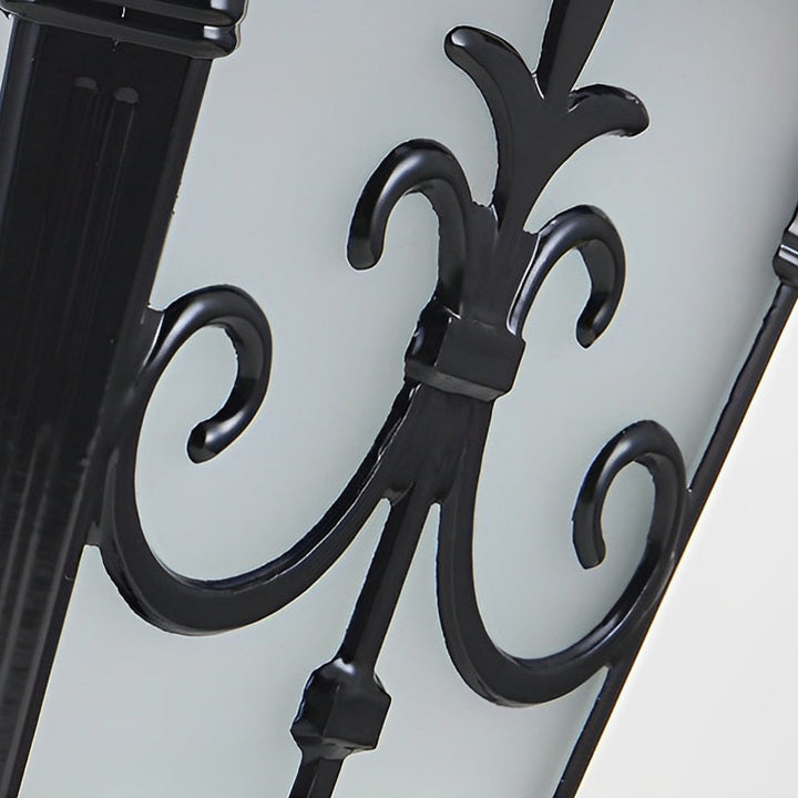 Retro Pattern Waterproof LED European Style Solar Fence Post Lights | Kalsten