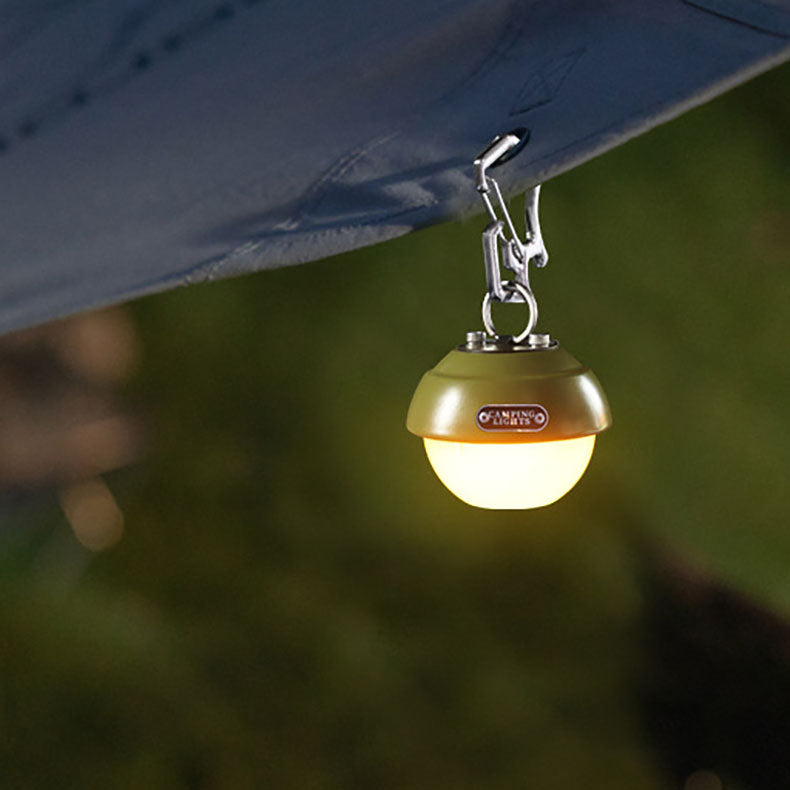Contemporary Creative Waterproof Orb Metal PC LED Camping Outdoor Light For Outdoor Patio | Kalsten