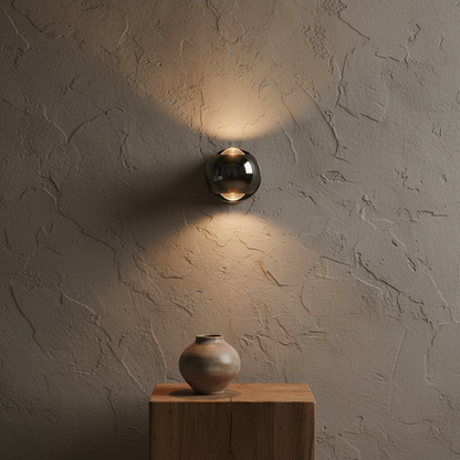 Diabolo Hourglass Dual-Beam Wall Sconce